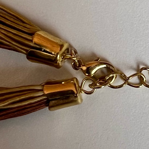 Floral Statement Necklace on Multi Cords - Picture 7 of 12